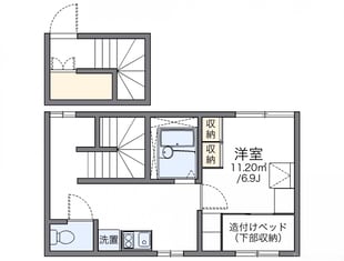 レオパレスカサベルテの物件間取画像